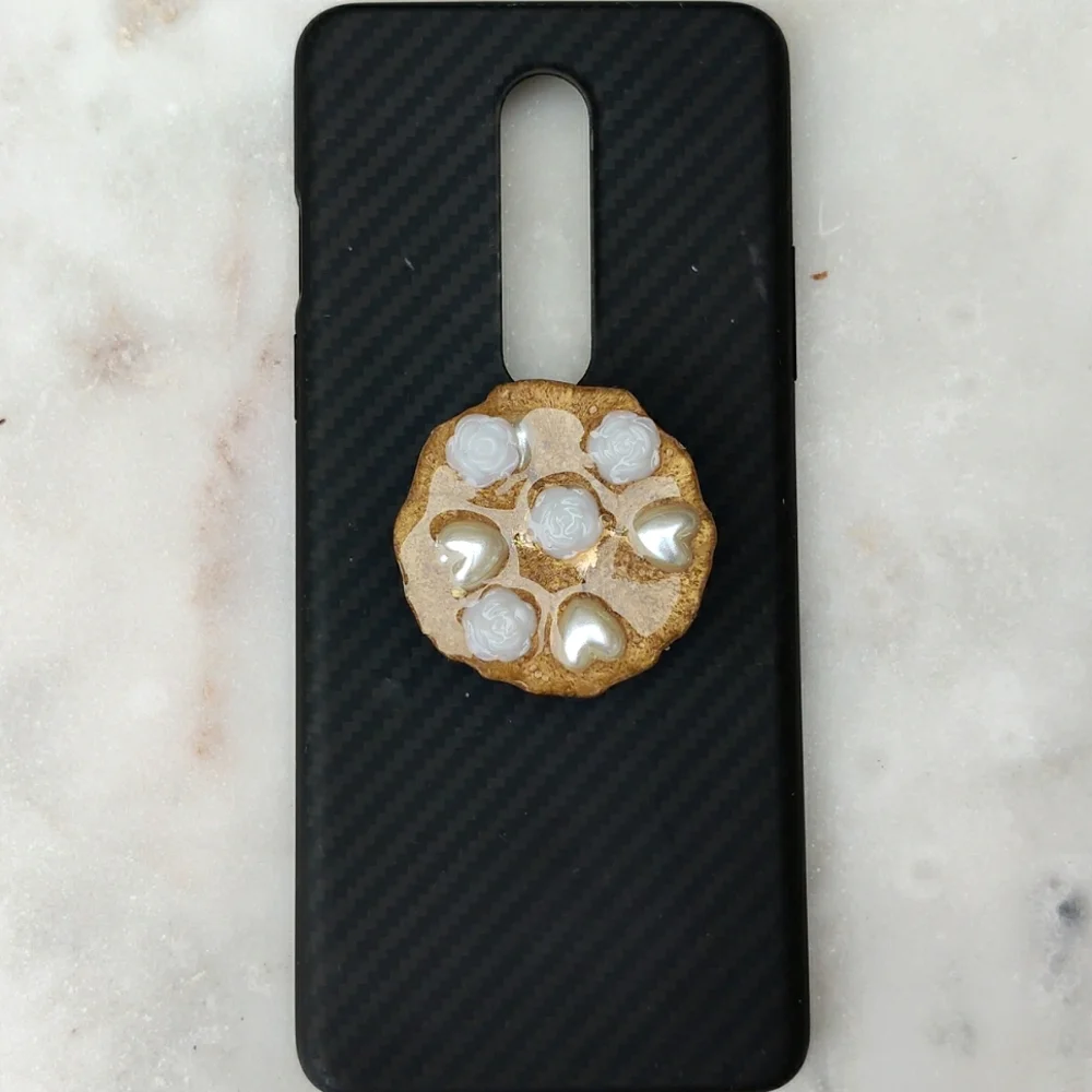 Handmade Embellished Resin Phone Grip